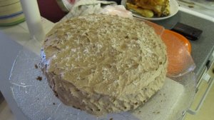 Svona mun hin hefðbundna súkkulaði kaka líta út.