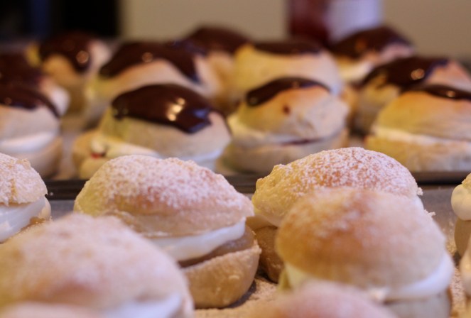 sænskar og íslenskar bollur