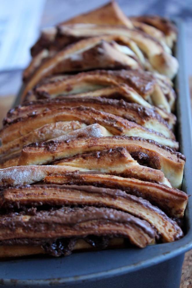 Nutella pull-apart bread