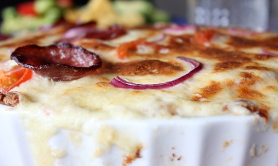 Mexíkóbaka með pepperóní