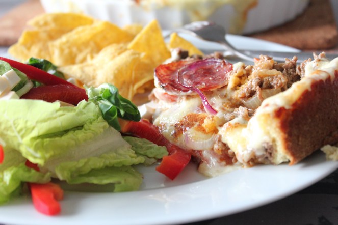 Mexíkóbaka með pepperóní