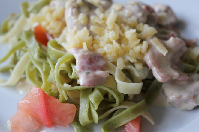 Pastaréttur með svínalund