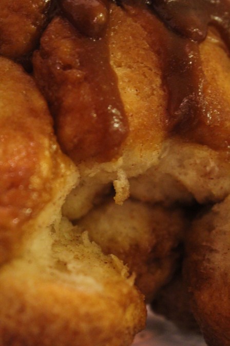 Apabrauð með kanilsykri og karamellu