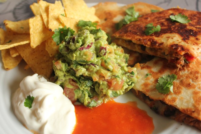 Quesadillas með pulled pork