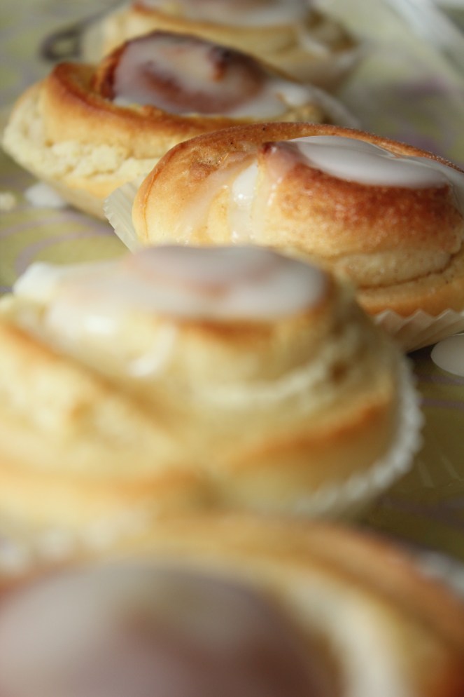 Sítrónu- og marsípansnúðar