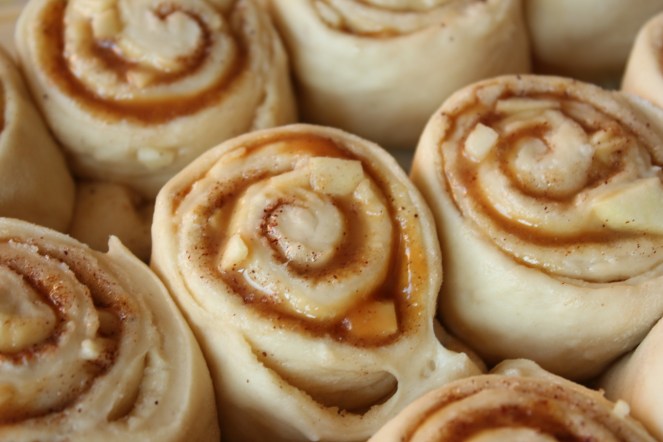 Epla- og karamellusnúðar